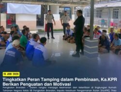 Tingkatkan Peran Tamping dalam Pembinaan, Ka.KPR Berikan Penguatan dan Motivasi