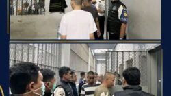 Komitmen zero Halinar Petugas Lapas Binjai kembali Razia Blok Hunian warga Binaan