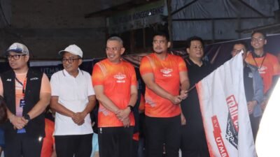 Bupati Bersama Gubernur Sumatera Utara Lepas Peserta Lomba 100K Trail of The Kings 2026