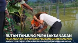 Rutan Tanjung Pura Bangun Kandang Ayam Petelur di Atas Kolam Lele, Perkuat Ketahanan Pangan Terpadu