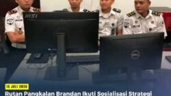 Rutan Pangkalan Brandan Ikuti Sosialisasi Strategi Penanganan Krisis Pemberitaan di UPT Pemasyarakatan Secara Virtual