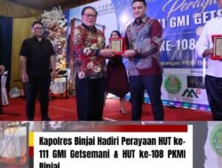 Kapolres Binjai Hadiri Perayaan HUT ke-111 GMI Getsemani & HUT ke-108 PKMI Binjai