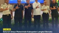 Seluruh Unsur Pemerintah Kabupaten Langkat Bersatu Perangi Narkoba pada Peringatan HANI dan Hari Anak Nasional 2026