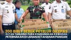 200 Bibit Bebek Petelur Dilepas Rutan Tanjung Pura Kembangkan Kawasan Peternakan DiLahan Ketahanan Pangan