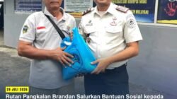 Rutan Pangkalan Brandan Salurkan Bantuan Sosial kepada Masyarakat Sekitar sebagai Wujud Kepedulian Pemasyarakatan