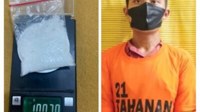 ‎”Gunakan Tehnik Under Cover, Seorang Pria Ditangkap Satresnarkoba Polres Binjai Beserta Barang Buktinya”