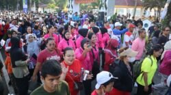 Polresta Deli Serdang Ikuti Fun Walk Peringati Hari Jadi Ke-80 Kabupaten Deli Serdang dan HUT APKASI ke 26