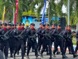 Semarak Hari Bhayangkara Ke-80, Karutan Batam Hadiri Upacara di Polda Kepulauan Riau.