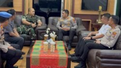 PERKOKOH SINERGITAS TNI POLRI MELALUI SILATURAHMI KAPOLRES BINJAI DENGAN DANDIM 0203 LKT