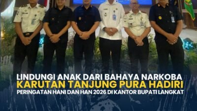 Karutan Tanjung Pura Hadiri Peringatan HANI dan HAN 2026, Perkuat Komitmen Lindungi Anak dari Bahaya Narkoba