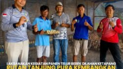 Panen Perdana Telur Bebek, Rutan Tanjung Pura Kembangkan Potensi Peternakan Warga Binaan