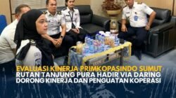 Evaluasi Kinerja Primkopasindo Sumut Rutan Tanjung pura Hadir via Daring Dorong Kinerja dan Penguatan Koperasi