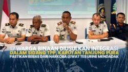 17 Warga Binaan Diusulkan Integritas dalam sidang TPP karutan Tanjung Pura
