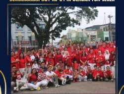 Langkah bersama Semangat Merdeka Lapas Binjai Semarakkan HUT ke-81 RI dengan fun walk