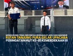 Mengusung Tema Indonesia Berdaulat,Adil dan Makmur Rutan Tanjung Pura Gelar Upacara Peringatan HUT ke-81 Kemerdekaan RI