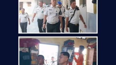 Ciptakan Suasana Aman dan Kondusif Petugas Lapas Pemuda Langkat Aktif Menyapa Warga Binaan