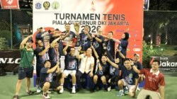 Kementerian ATR/BPN Raih Juara II Beregu Turnamen Tenis Piala Gubernur DKI Jakarta 2026