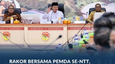 Rakor Bersama Pemda Se-NTT, Menteri Nusron Minta Dukungan Kepala Daerah Wujudkan Transformasi Layanan Pertanahan