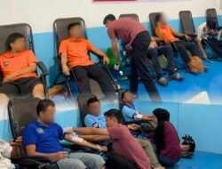 Sambut HUT RI ke-81, Rutan Tanjung Pura Gelar Aksi Donor Darah Bersama PMI Langkat