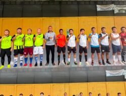 Rutan Tanjung Pura Semarakkan HUT Republik Indonesia ke-81 dengan Pertandingan Futsal Antar Pegawai
