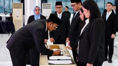 Lantik 1.361 Pejabat ATR/BPN, Sekjen: Amanah Baru untuk Jadi Motor Penggerak Perubahan