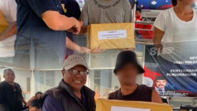 Pembagian Hadiah Lomba HUT Kemerdekaan Republik Indonesia ke-81 Digelar Rutan Tanjung Pura untuk Warga Binaan