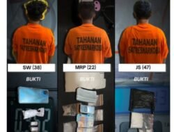 Tiga Hari Beruntun, Polres Binjai Tangkap Pendedar Narkoba Tiga Orang Pria