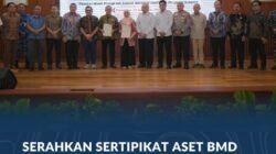 Serahkan Sertipikat Aset BMD dan BUMD Pemprov Kalsel, Wamen Ossy: Perkuat Kepastian Hukum Aset Daerah