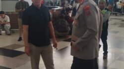 Kapolresta Deli Serdang Dampingi Wakapolda Sumut Tinjau Situasi Bandara Kualanamu Terkait Pembatalan Penerbangan
