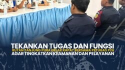 Tekankan Tugas dan Fungsi, Rutan Tanjung Pura Gelar Rapat Bersama Petugas P2U Agar Tingkatkan Keamanan dan Pelayanan