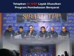 Sidang TPP Lapas Pemuda LangkatTetapkan 50 WBP Layak Diusulkan program Pembebasan bersyarat